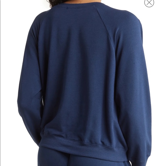 NWT: Eberjey Blair Ringer sweatsuit NAVY - Picture 2 of 7